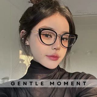 Kính mắt mèo nữ GENTLE MOMENT gọng kim loại cao cấp chống tia UV chống ánh sáng xanh thời trang GMK689