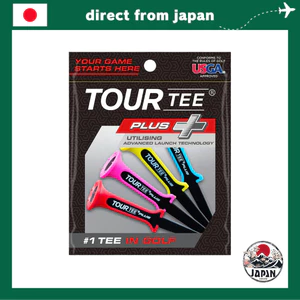 Tour Tee Plus – Genuine Set (Red, Pink, Yellow, Blue) – Long Recycled Golf Tees