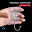 Móc treo tường nhà bếp trong suốt, chắc chắn, không cần đinh, làm từ chất liệu viscose, thiết kế sáng tạo, không để lại