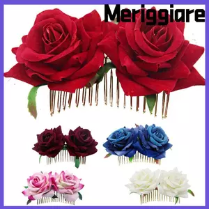 MERIGGIARE Cô Dâu Hoa Lược Tóc Bé Gái Handmade Lễ Hội Phù Dâu Trang Sức Tóc