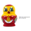 < Pluscloth > 1 Bộ Búp Bê Làm Tổ Đáng Yêu Thiết Kế Động Vật Mười Lớp Hoạt Hình Chick Matrioska Đồ Chơi Cho Trẻ Em