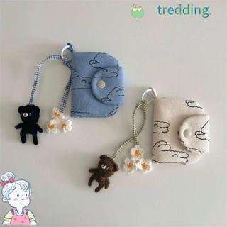 Ví đựng tiền xu sinh viên TREDDING491, Hộp đựng thẻ ví thời trang di động, Gói mặt dây chuyền vải nhiều lớp Túi đựng thẻ nhỏ