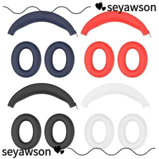 Vỏ bảo vệ SEYAWSON, Miếng đệm tai thay thế Miếng đệm tai, Phụ kiện tai nghe Băng đô silicon cho Anker Soundcore Life Q20i