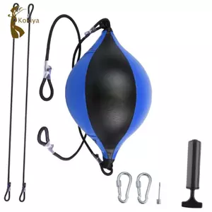Bóng đấm bốc, Túi đấm hai đầu, Túi đục lỗ treo bằng da PU, Túi tốc độ để huấn luyện phản ứng, phối hợp