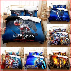 ST2 Ultraman 3IN1 Phù Hợp Với Ga Trải Giường Chăn Vỏ Gối Chất Lượng Cao Cấp Bộ Chăn Ga Gối Nhà Phòng Ngủ Có Thể Giặt TS2