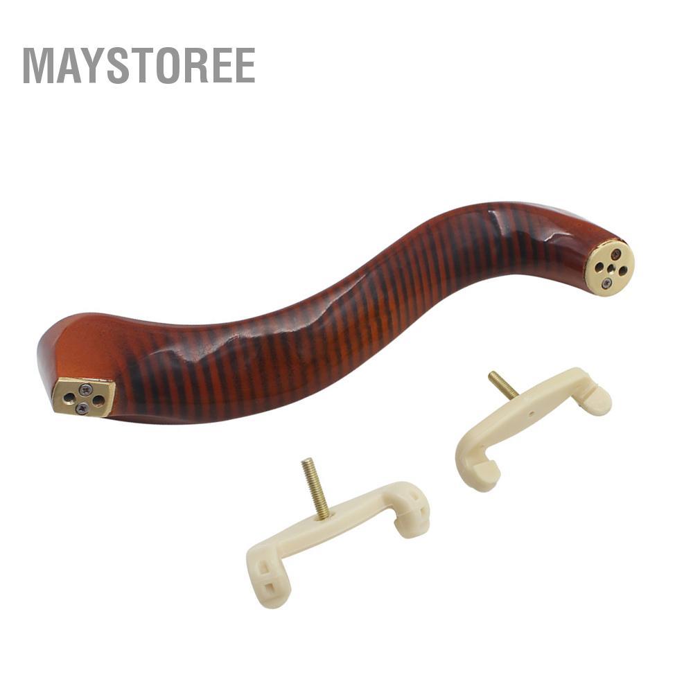 Maystoree Bộ phận tựa vai đàn violon Phụ kiện gỗ có đệm mềm cho kích thước 4/4 3/4