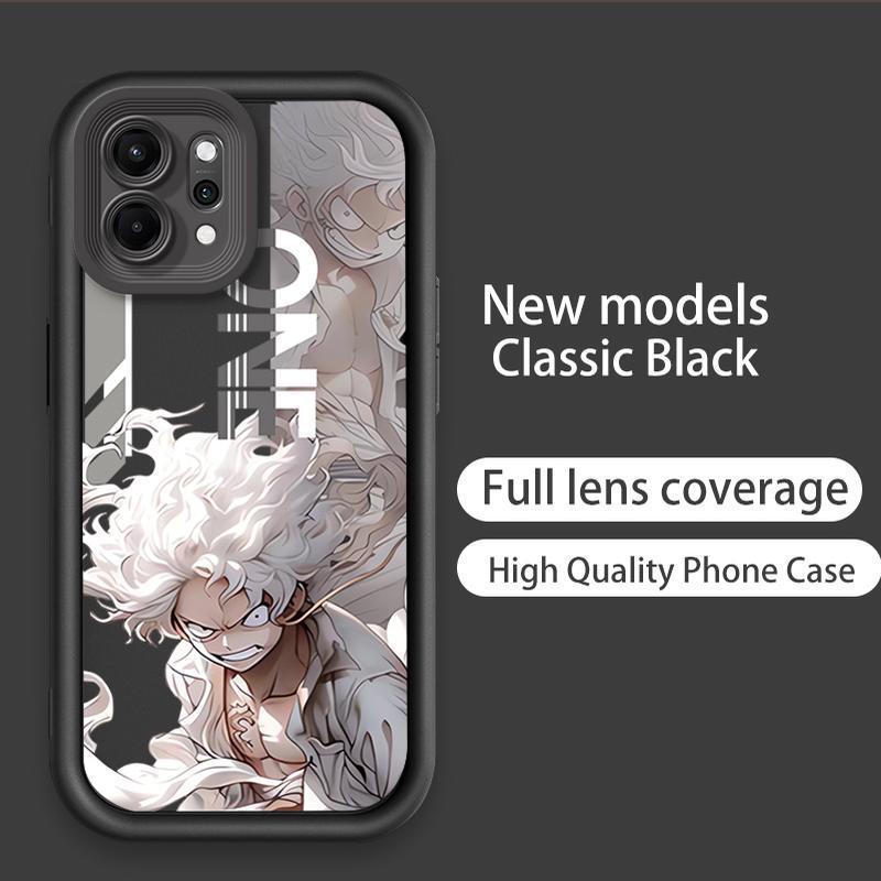 Ốp Lưng Cho OPPO Reno 6 8 10 11 12 13 14 15 F Pro Hoạt Hình Silicon Mềm TPU One Piece Five Gear Luffy Angel Eye Vỏ Điện Thoại Chống Sốc