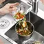 Giỏ thoát nước có thể tháo rời, Giá thoát nước đa chức năng có thể tháo rời, Tách ướt di động bằng thép không gỉ Treo thoát nước Giỏ đựng bồn rửa chén