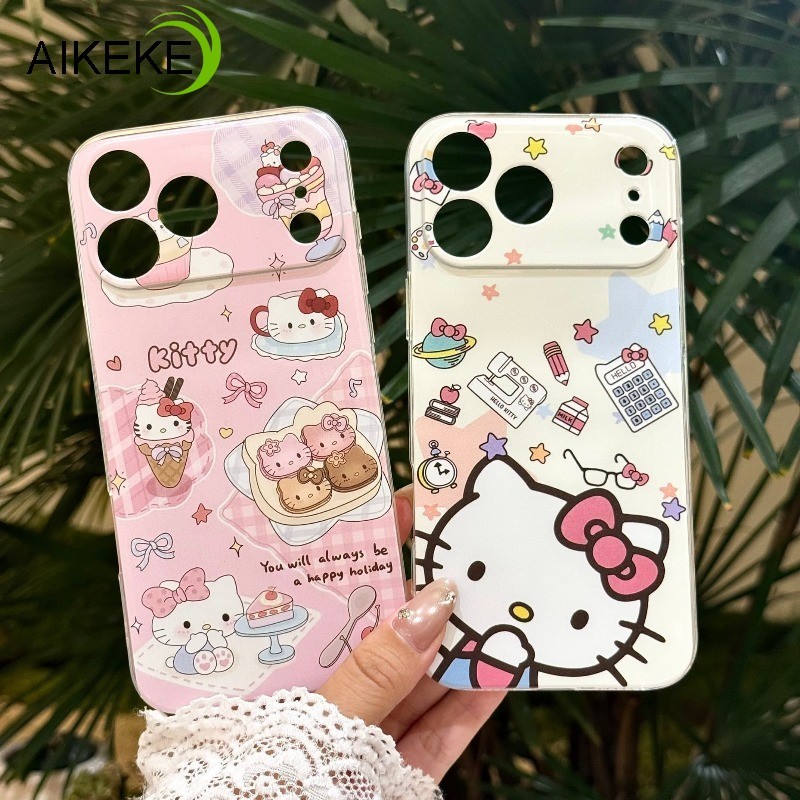 Ốp Điện Thoại Kitty Hồng Dễ Thương Cho OPPO Reno 15F 15C 15 Pro Max Mini 14F 14 13F 13 11F 11 10 9 8 Pro Plus 8T 8Z Lite 4G 5G Coquette ốp Vỏ Mềm Hoạt Hình Trong Suốt