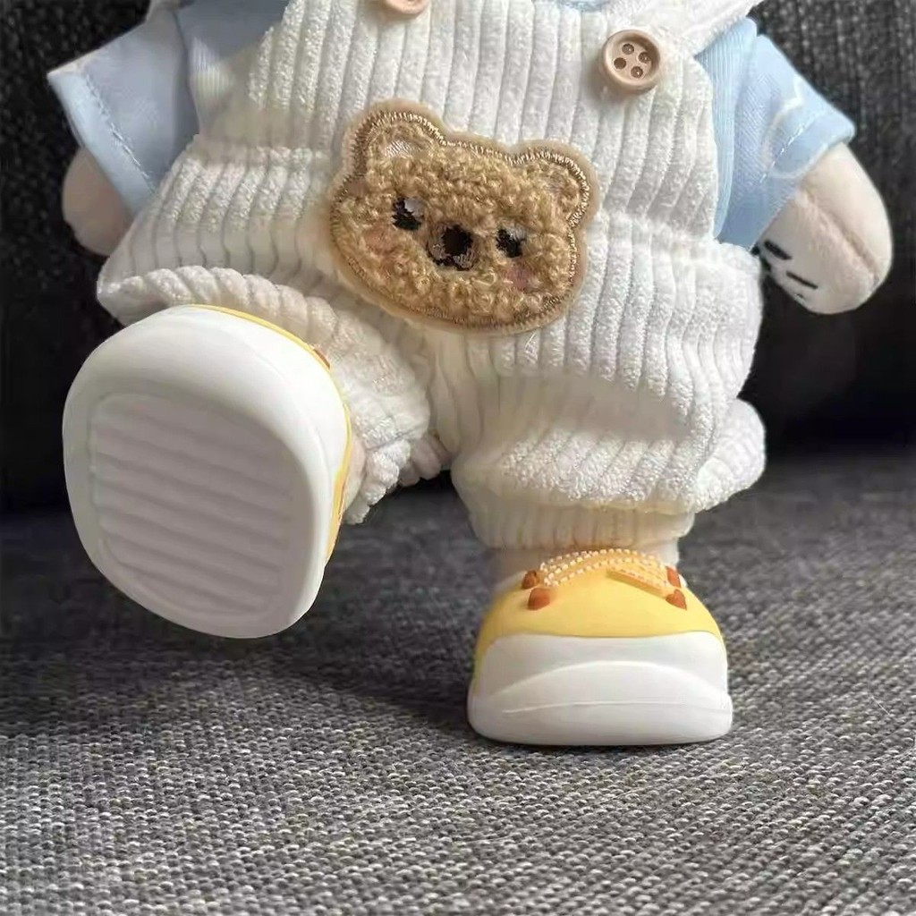 20cm Cotton Búp Bê Tập Đi Giày Hoạt Hình Dễ Thương Búp Bê Có Thể Đứng Giày Bé Trang Phục Phụ Kiện Ảnh Thường Ngày Mặc Cơ Thể