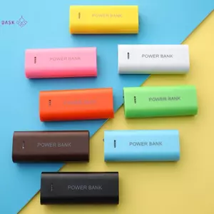 5V 5600mAh 2X 18650 USB Power Bank Pin Sạc Hộp DIY Để Sạc