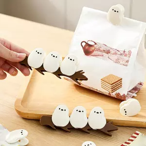 Túi Nhựa Thực Phẩm Kẹp Chip Từ Hình Chim Sáng Tạo Chống Ẩm Đồ Ăn Nhẹ Bảo Quản Đóng Cửa Tủ Lạnh Nam Châm saixit2vn