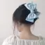 Kẹp Vuốt Tóc Nơ Lớn Thời Trang Màu Trắng - Phù Hợp Cho Nữ Và Bé Gái