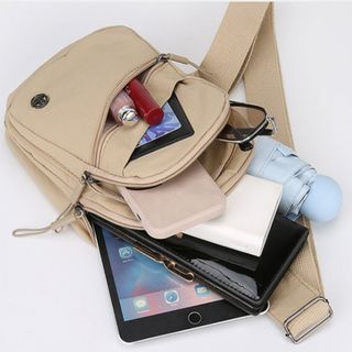 Túi đeo chéo NECKLACEMASK, Túi đeo vai chống nước dung tích lớn, Dây đeo nhẹ có thể điều chỉnh thời trang Túi Messenger Sử dụng du lịch