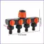 Bộ chia vòi 4 chiều Bộ chia vòi Spigot 4 chiều Điều khiển độc lập Đầu nối vòi Tưới nguồn cung cấp cho RV mueadsyvn
