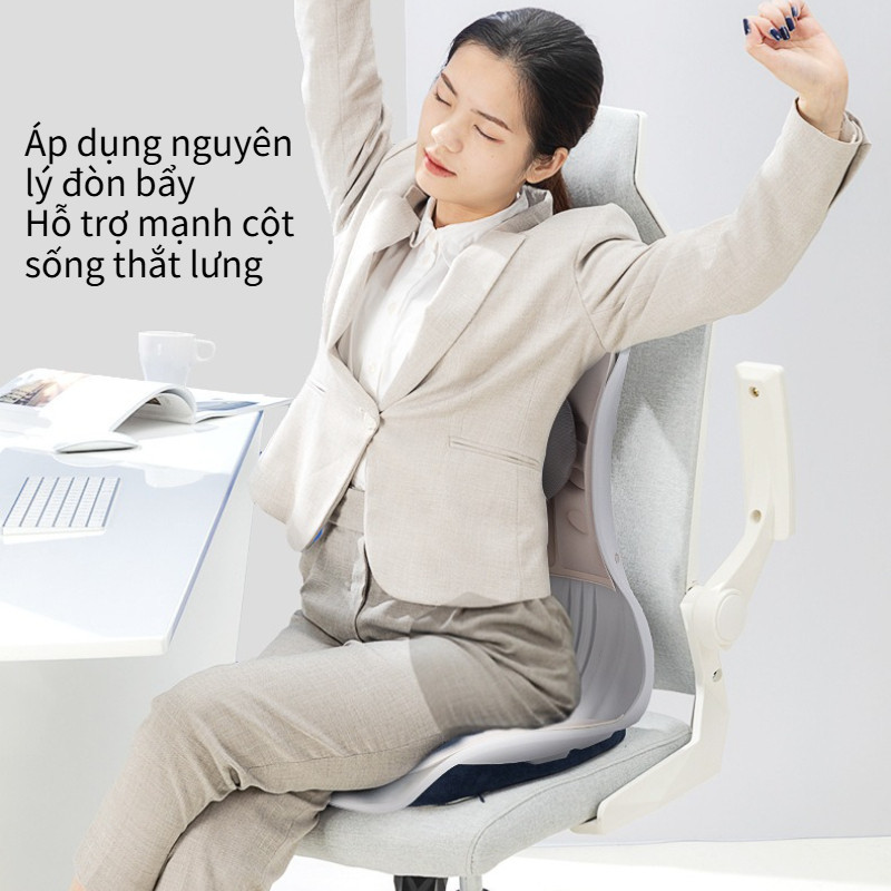 Ghế Công Thái Học Chống Gù – Tựa Lưng Điều Chỉnh, Dùng Văn Phòng & Học Sinh, Ngồi Lâu Không Mệt
