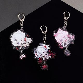 Gantungan Kunci Wuthering Waves Akrilik Transparan Keychain Changli Gift Souvenir Hadiah Anime Kado Ganci Yinlin