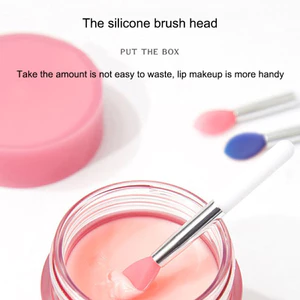 【Roshy】cọ silicon đựng son môi cọ môi cọ trang điểm cầm tay. Mặt nạ môi mini