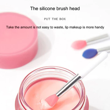 【Roshy】cọ silicon đựng son môi cọ môi cọ trang điểm cầm tay. Mặt nạ môi mini
