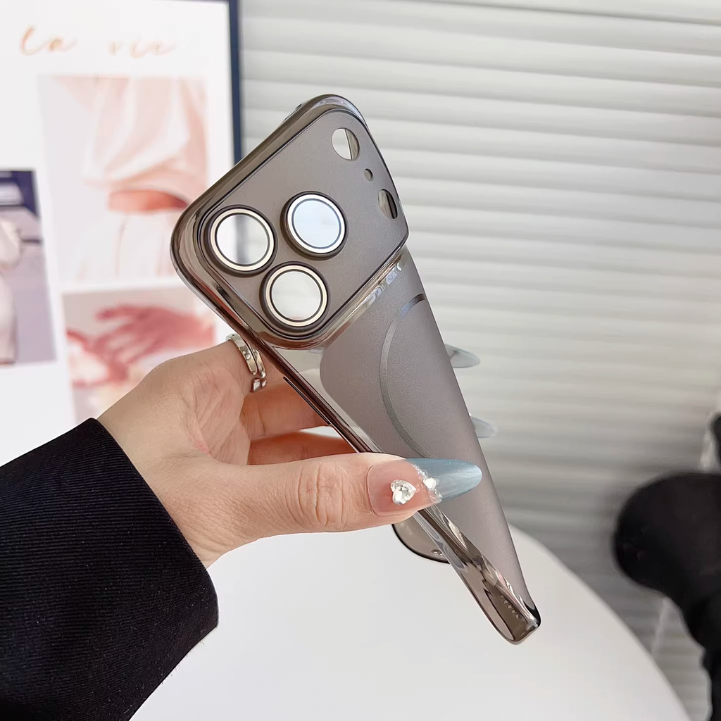 Ốp iPhone Mờ Cao Cấp Sang Trọng Cho iPhone 17 Bảo Vệ Camera Kèm Ống Kính Cho iPhone 11/12/13/14/15/16/17Pro/Max/Air