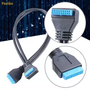 Pealike USB 19 20pin Cáp Nối Dài Khung Máy Tính Bo Mạch Chủ USB3 0 Nam Nữ