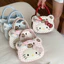 Bán Hoạt Hình Dễ Thương hellokitty Túi Xách Mèo Nữ 2026 Phong Cách Mới Thời Trang Tương Phản Màu Sắc Kiểm Tra Vai Túi Messenger