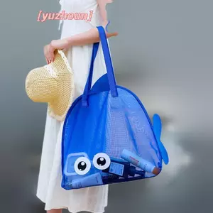 Túi đi biển du lịch mới mùa hè Túi đựng đồ chơi hoạt hình trẻ em Túi đựng đồ bơi Túi đựng đồ vệ sinh cầm tay mắt to