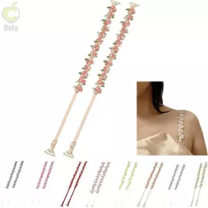 Thắt lưng đeo vai hoa ROLY, dây đeo vai điều chỉnh được với họa tiết hoa và ren, chống trượt, co giãn tốt
