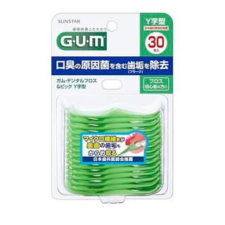 Tăm Chỉ Nha Khoa GUM Chữ Y 30 Cái/  GUM Dental Floss & Pick Y-Shaped 30pcs/ Direct from JAPAN