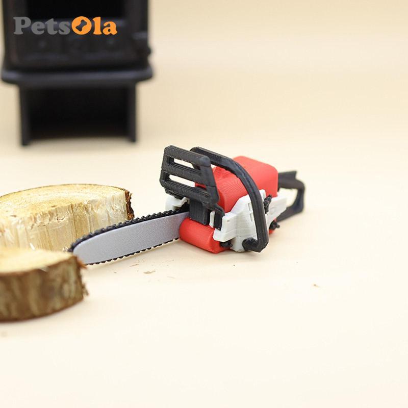 1 12 Cân Mini Cưa Xích Mô Hình Nhiều Màu Chất Liệu PLA Nhà Búp Bê Phụ Kiện Cho Đồ Chơi Thu Nhỏ Cổ Tích Sân Vườn Hiển Thị Sưu Tập