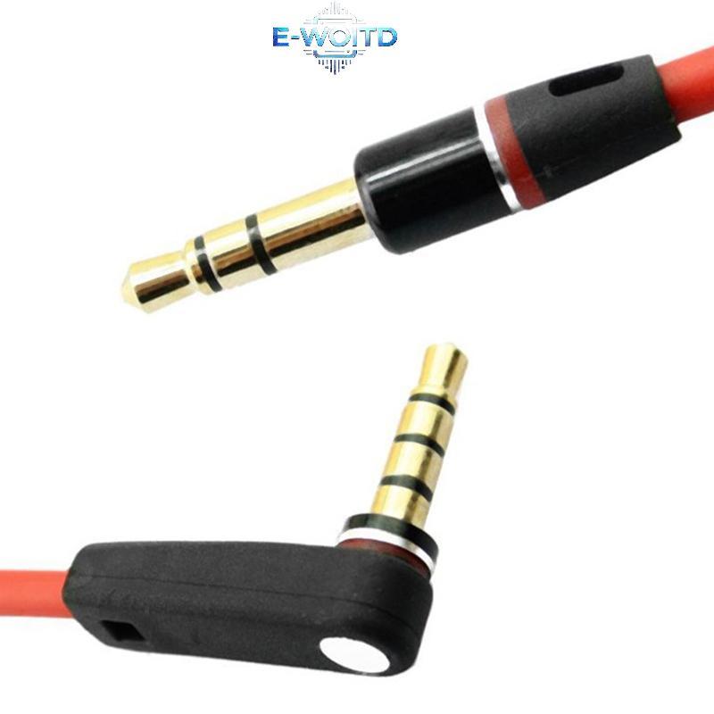 Cáp tai nghe thay thế E-WOITD cho tai nghe Beats Mixr / Solo HD có đàm thoại điều khiển từ xa và âm lượng + / - Dây âm thanh nam-Nam T84D E-WOITD