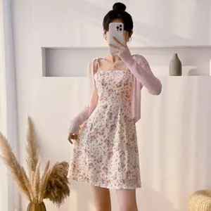 Váy treo hoa dễ thương có thể điều chỉnh size, phù hợp mọi dáng người, thời trang mùa hè