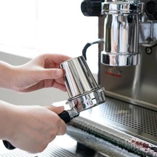 Cốc định lượng cà phê bằng thép không gỉ Máy mài Espresso Portafilter Công cụ đo bột 51 53 58mm