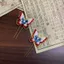 Retro Bướm Hợp Kim Cloisonne Handmade Tòa Án Cổ Tôn Tạo Hình Chữ U Kẹp Tóc Nhỏ Phong Cách Trung Hoa Mũ Đội Đầu