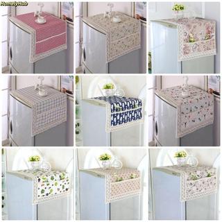 [VN Local] HOMELYHUB 1 chiếc vỏ chống bụi tủ lạnh 55x120cm, có túi, vải lanh cotton bảo vệ tủ