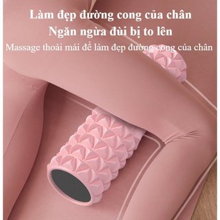 Con lăn xốp yoga EVA - massage thư giãn, giảm đau lưng