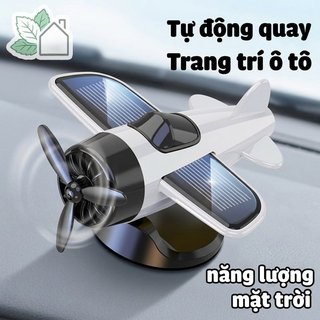 Trang trí máy bay ô tô chạy bằng năng lượng mặt trời ABS Cánh quạt xoay Trang trí bảng điều khiển Im lặng Nhãn dán 3M
