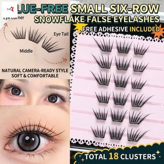 Cụm bông tuyết Lông mi giả C Curl Chiều dài hỗn hợp 9-13mm Sợi tổng hợp màu đen Trang điểm tự nhiên có thể tái sử dụng