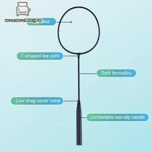Tweeduj Bộ Cầu Lông Siêu Nhẹ Cho Người Lớn, Có Túi Bảo Vệ