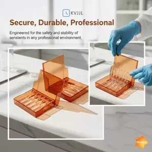 Hộp đựng lọ y tế chống ánh sáng 1ml 2ml 5ml Hộp bảo quản bền bỉ cho phòng khám Dược phẩm Thuốc du lịch mới