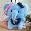 Rytanda Mô Phỏng Dễ Thương Voi Sang Trọng Đồ Chơi Cho Bé Trai Bé Gái Voi Móc Khóa Mềm Đầy Động Vật Búp Bê Mặt Dây Chuyền Trẻ Em Bạn Gái Túi Giáng Sinh Trang Trí Móc Khóa Quà Tặng Sinh Nhật