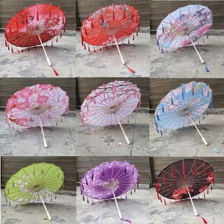 Hanfu cổ cosplay múa ô lụa từ vải lụa dầu giấy - Đạo cụ lý tưởng cho chụp ảnh và streamer