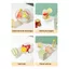 LAKAM Old Popsicle Mold, Khay đựng đá thanh dài silicon di động, có nắp khuôn kem đông lạnh cho tủ đông
