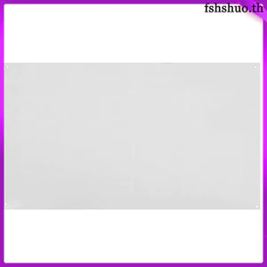 Biểu ngữ trống treo màu trắng Polyester cho hoạt động kinh doanh trường học và phông nền dự tiệc