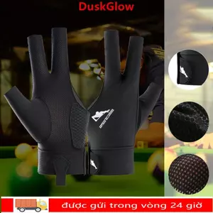 Găng tay bi-a DUSKGLOW, Găng tay chống trượt ba ngón tay, Găng tay tập luyện đàn hồi tay phải thoáng khí Phụ kiện tập thể dục