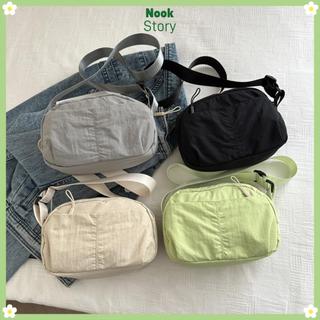 Túi đeo chéo NOOKSTORY, Túi vuông Nylon thông thường, Túi đeo vai khô nhanh sức chứa lớn dành cho nữ