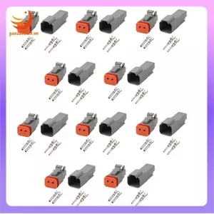 Đầu nối điện chống nước DT 2 chân DT06-2S DT04-2P Đầu vào cảm biến nhiệt độ không khí có đầu cuối tròn