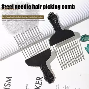 TRTR Kim Loại Châu Phi Mỹ Pix Hairbs Hairb Cho Làm Tóc Tạo Kiểu Dụng Cụ Salon Tiệm Cắt Tóc Phụ Kiện VN