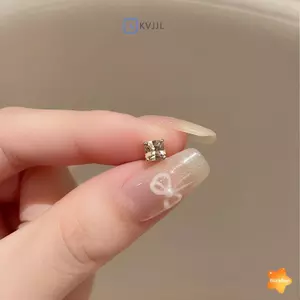 Bông tai pha lê Zircon tối giản phong cách Hàn Quốc dành cho nữ Phụ kiện sáng bóng để làm việc và mới