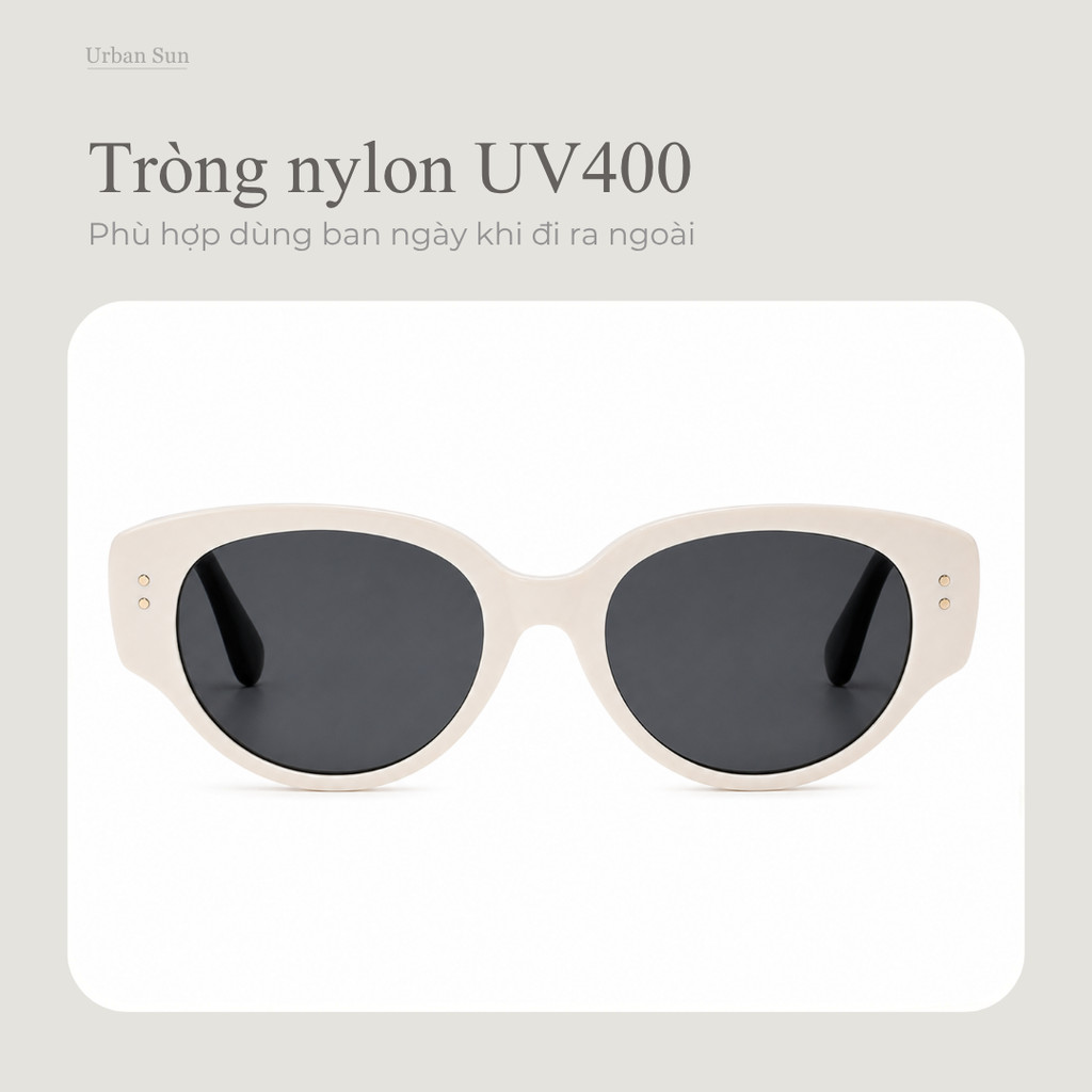 Kính râm mắt mèo nữ Acetate Frame Nylon Lens UV400 để mặc ban ngày